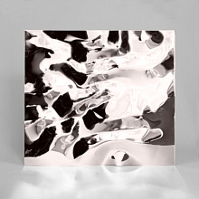 Декоративная нержавеющая сталь  3D Mirror Water Ripple flow move Brown